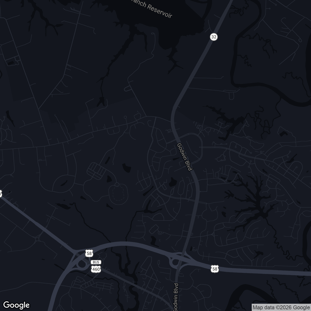 Map showing 100 Chalmers Dr.