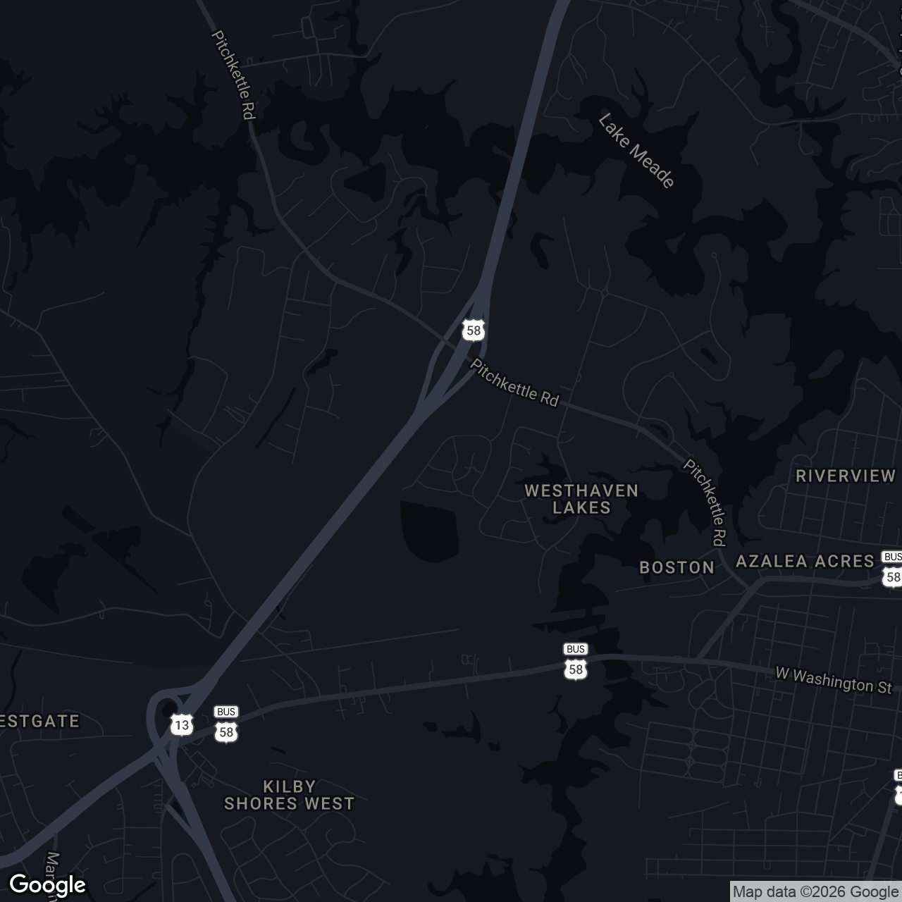 Map showing 106 Brookside Ln