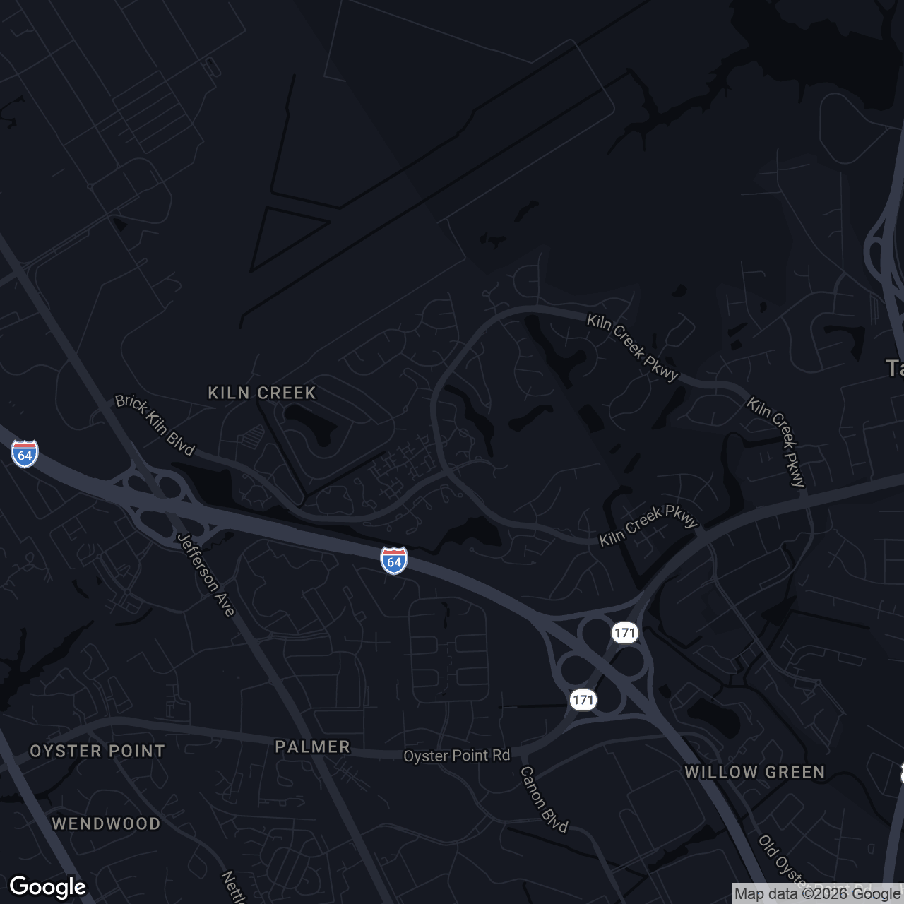 Map showing 1213 Mill Pond Ct