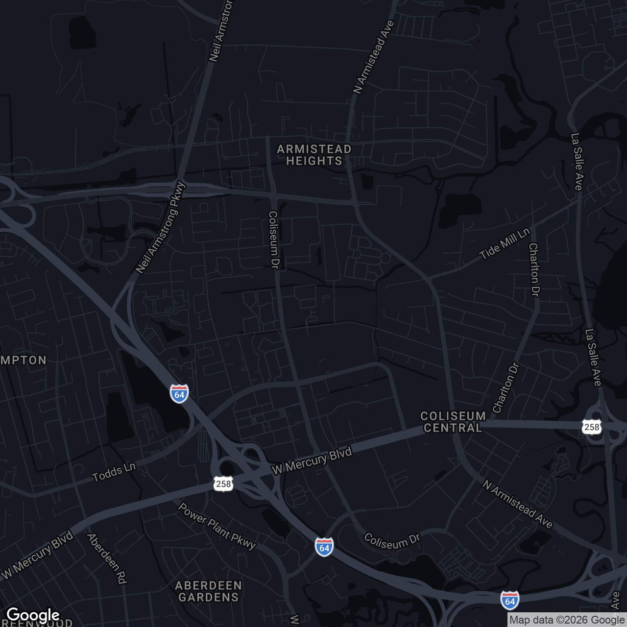 Map showing 22 Williamsburg Dr