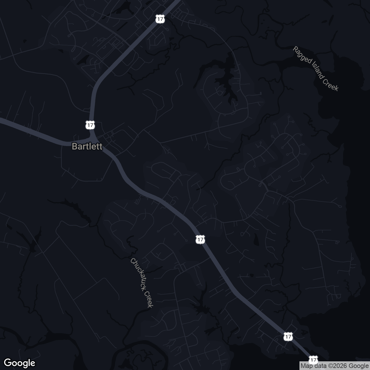 Map showing 23261 Tara Ct