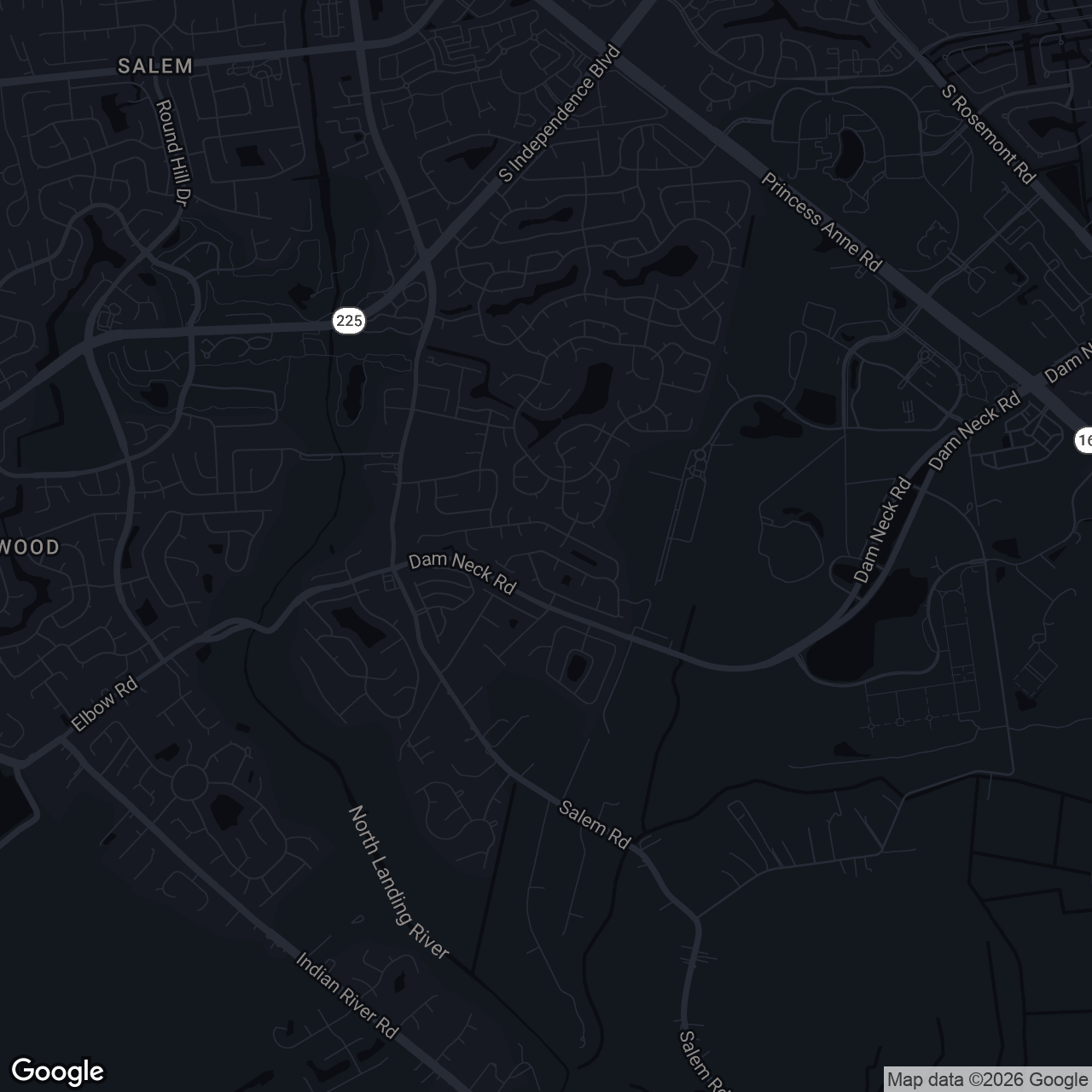 Map showing 3884 Donnington Dr