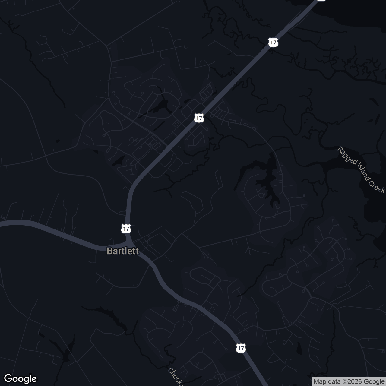 Map showing 398 Tributary Ln