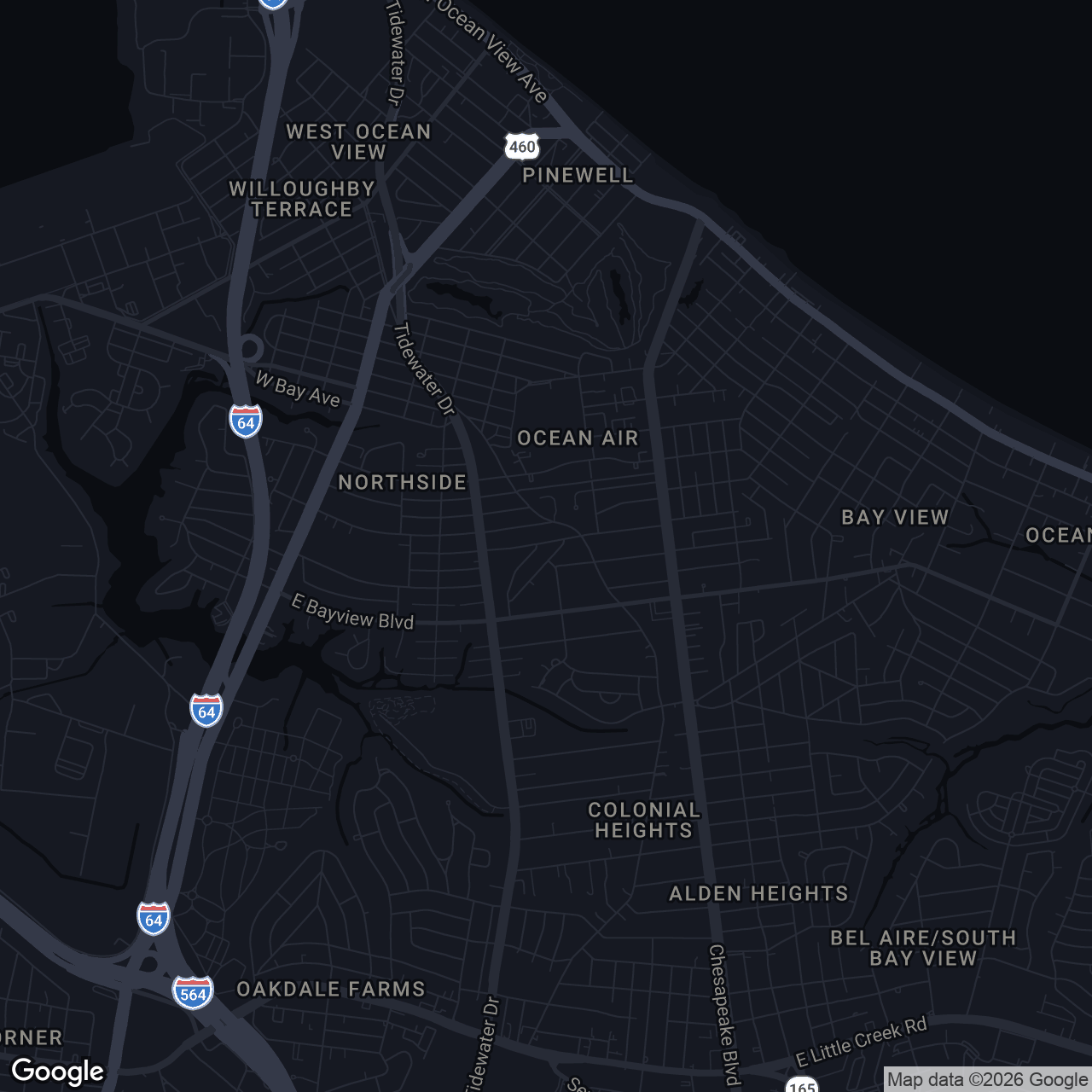 Map showing 503 Dune St
