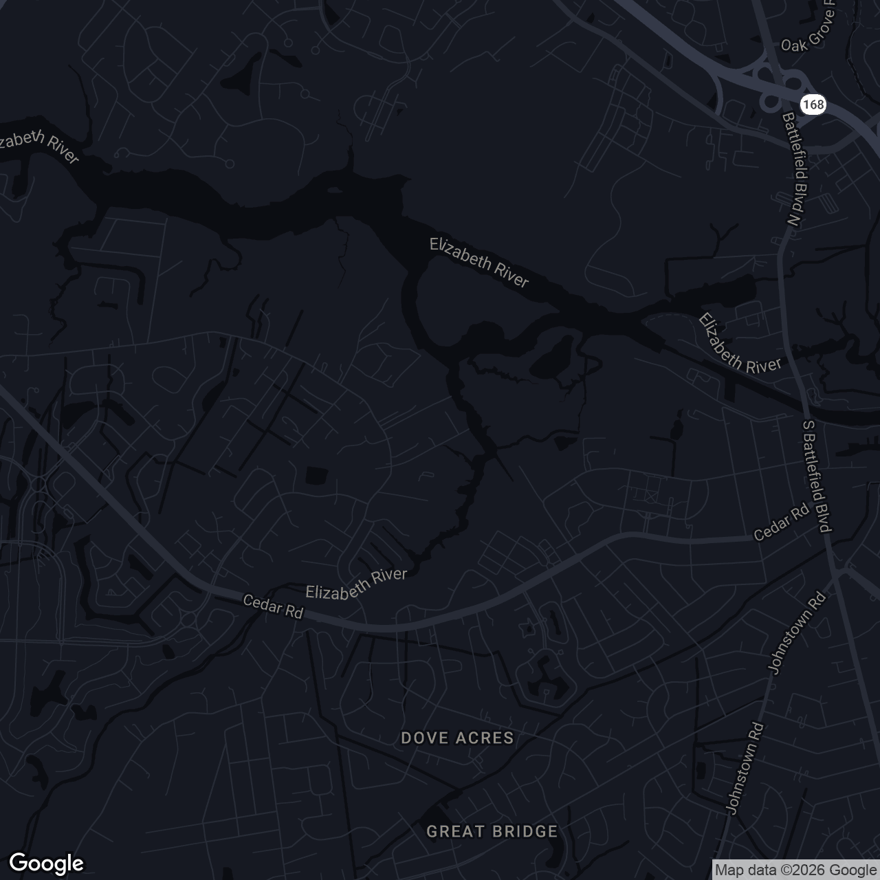 Map showing 668 Luther St