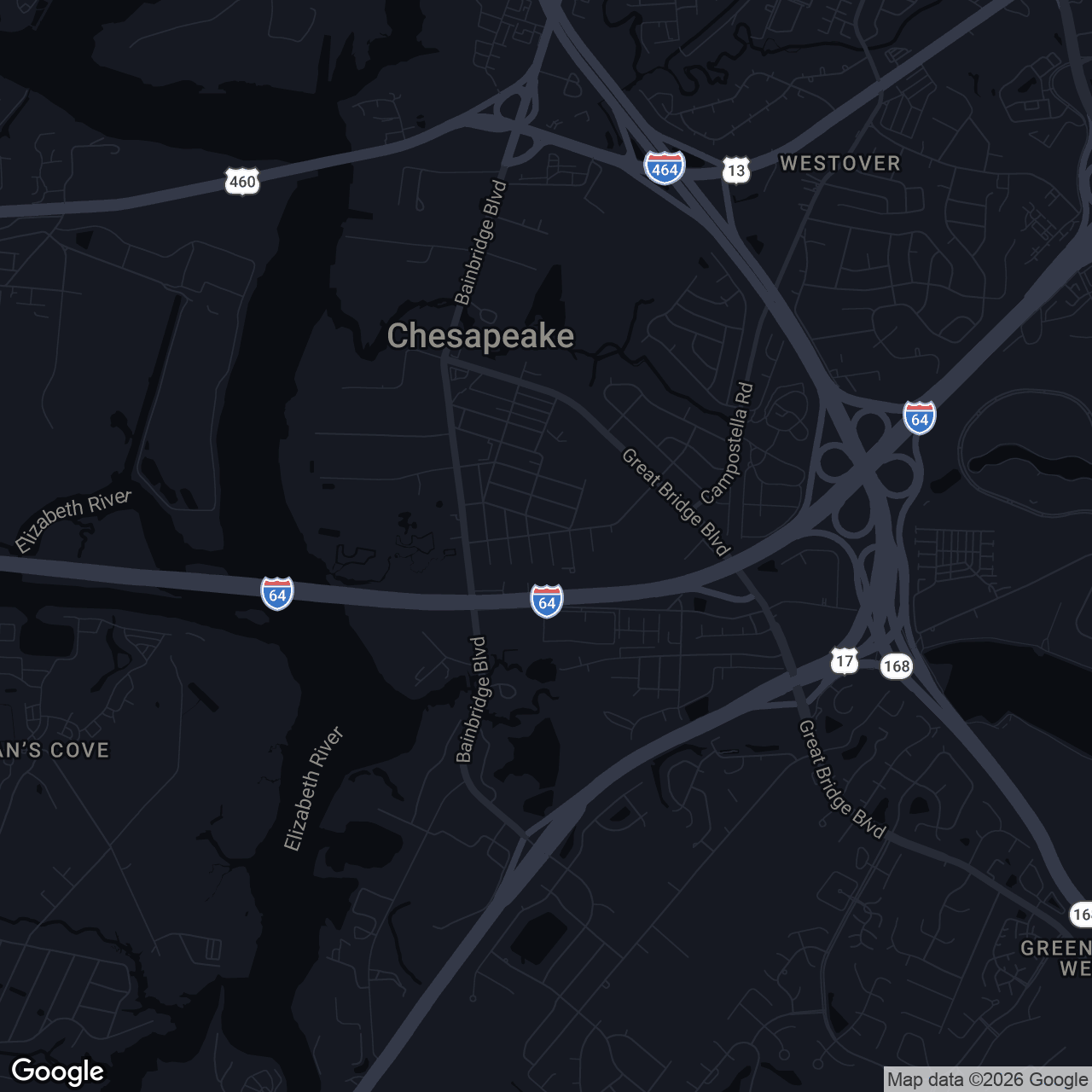 Map showing 706 Durham Ave