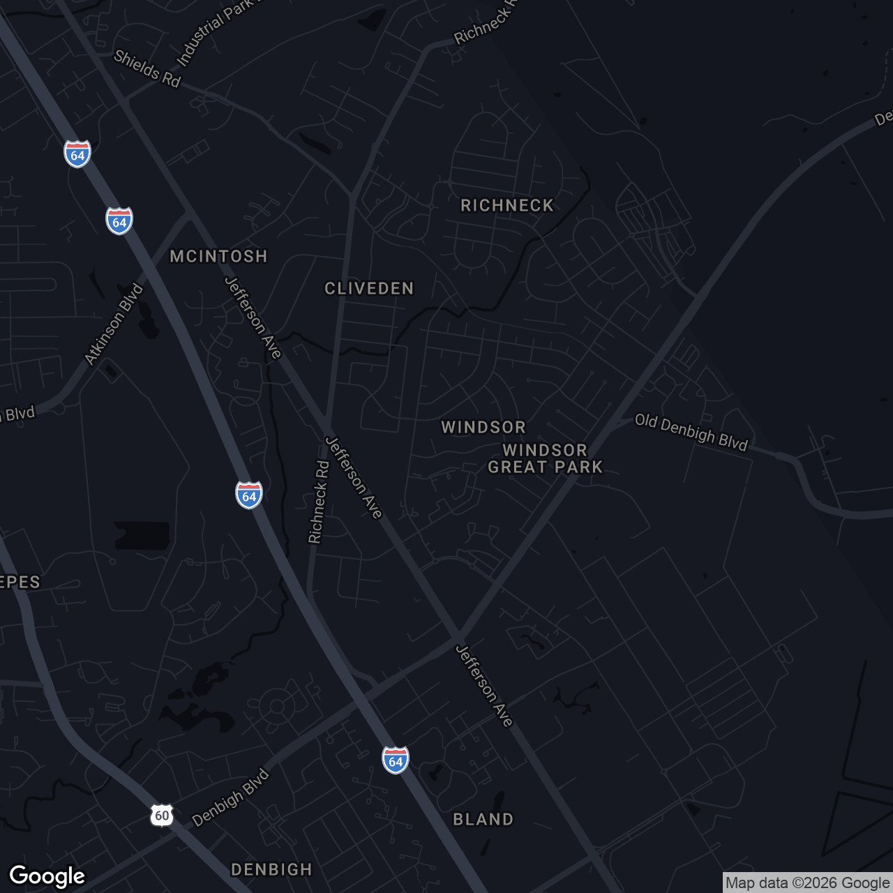 Map showing 717 Keppel Dr