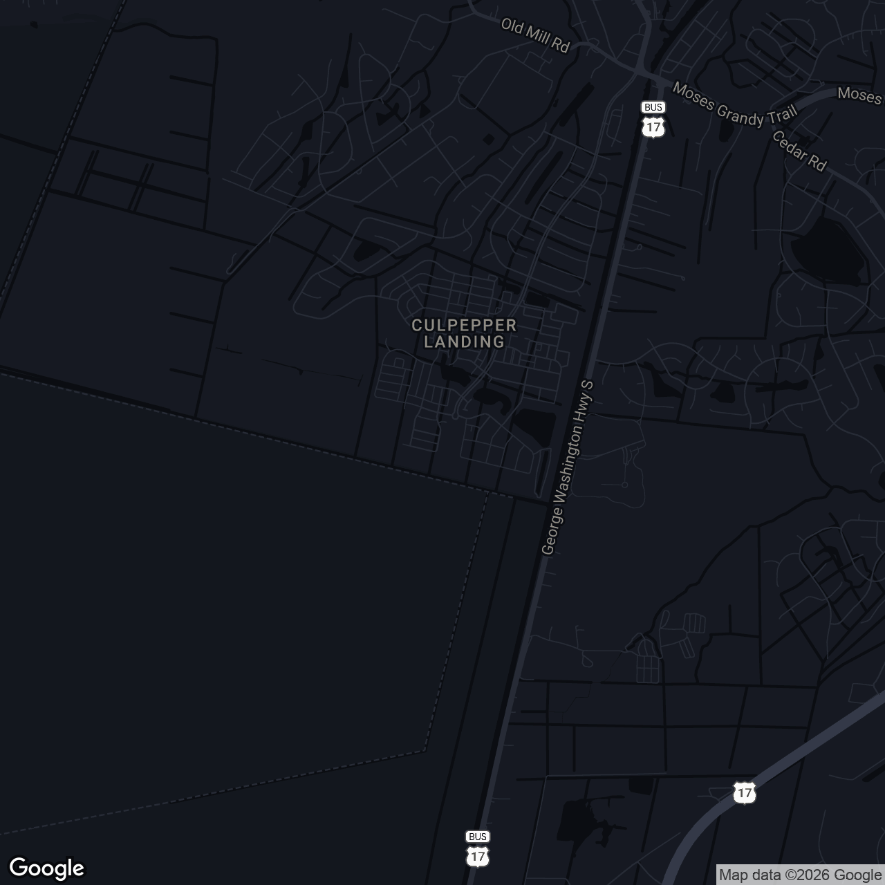 Map showing 733 Big Bear Ln