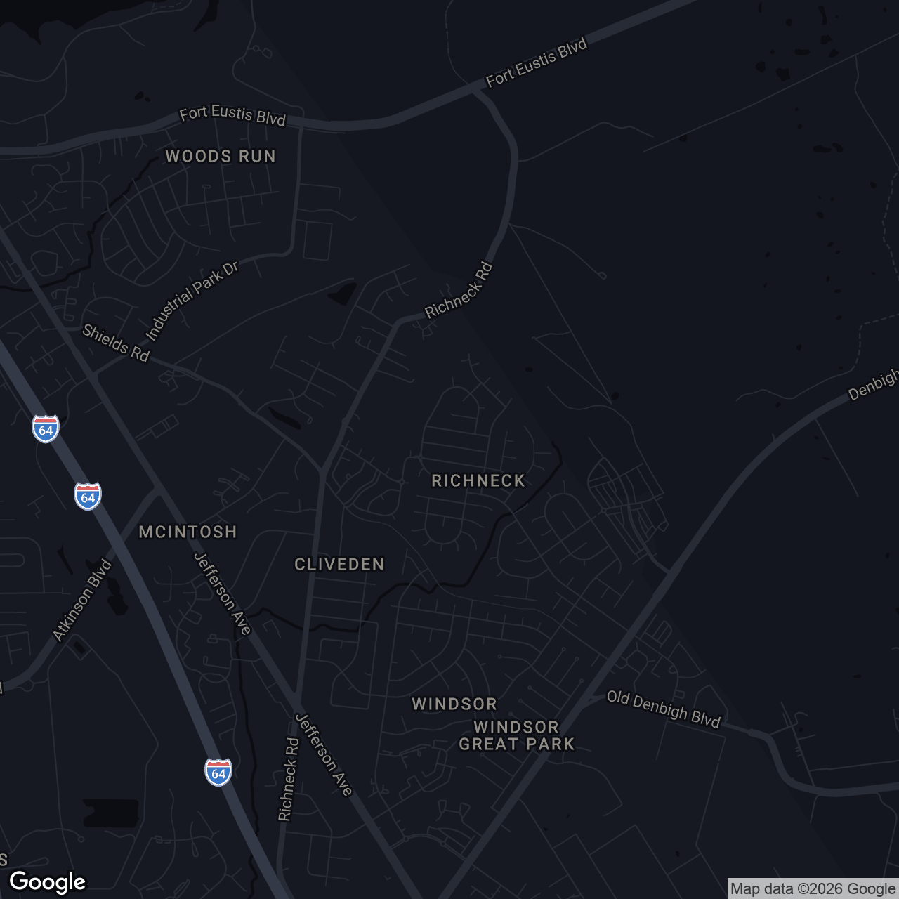 Map showing 816 Thimbleby Dr