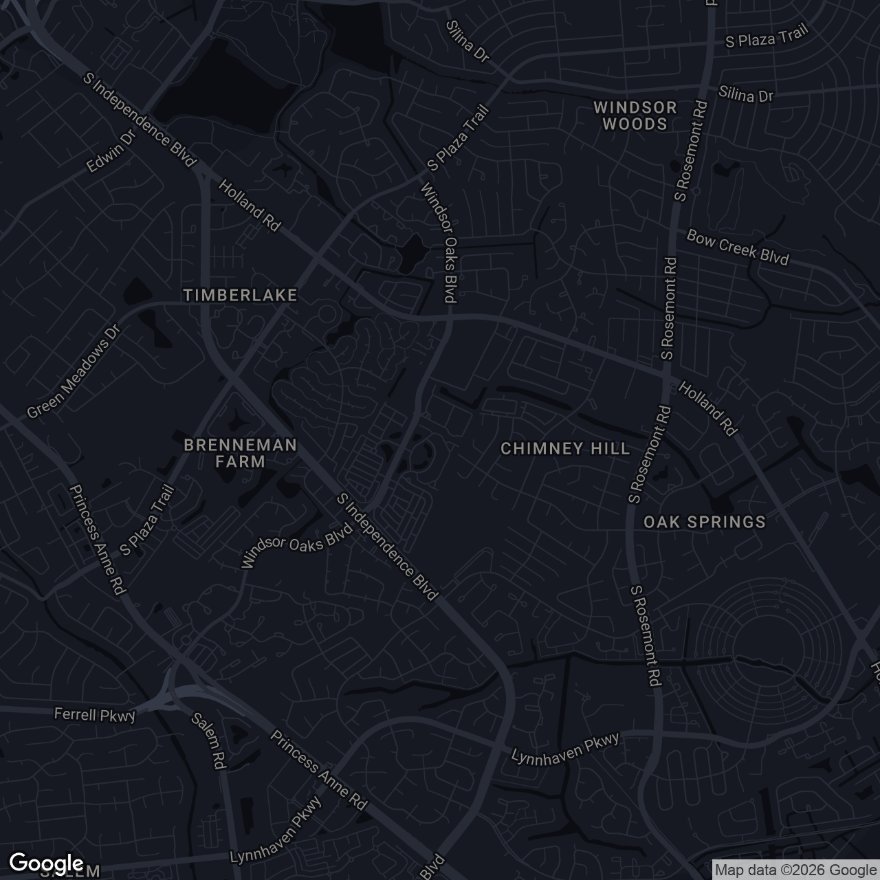 Map showing 883 Hunley Dr